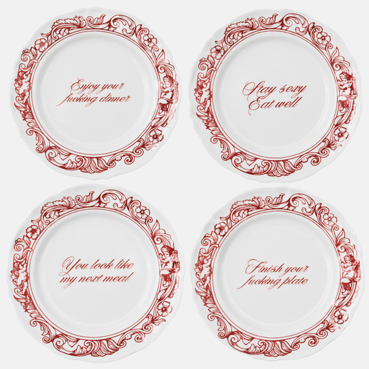 Statement Plates - Set of 4